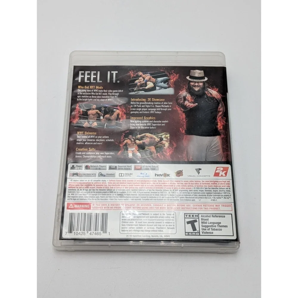 PS3 WWE 2K15 Wrestling Game Clean CIB Tested Complete Manual W2K15